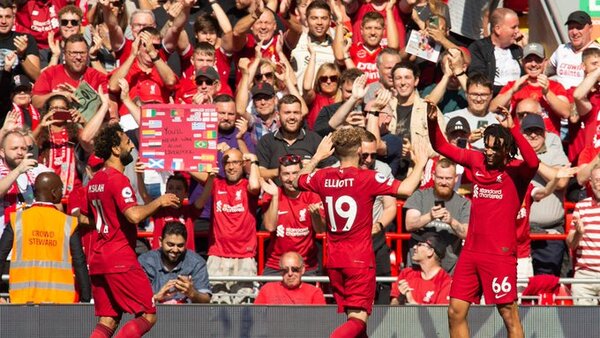 Liverpool ejecuta una goleada histórica