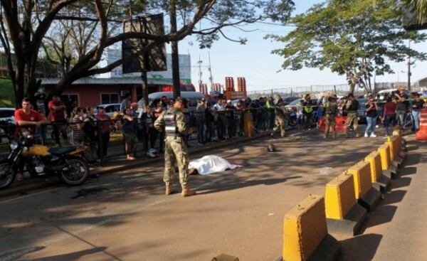 Motociclista muere decapitado en Aduanas de Ciudad del Este