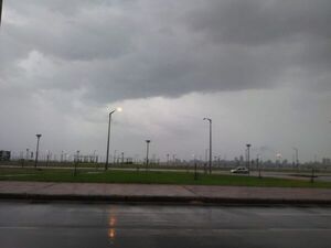 Domingo con tormentas y viento sur  - Nacionales - ABC Color