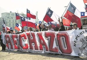 Encuestas apuntan al rechazo de una nueva Constitución en Chile