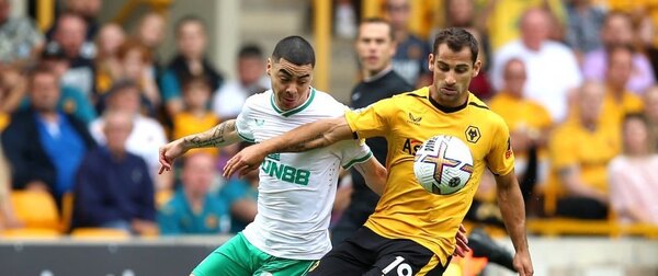 El Newcastle de Miguel Almirón rescata un agónico empate ante el Wolverhampton