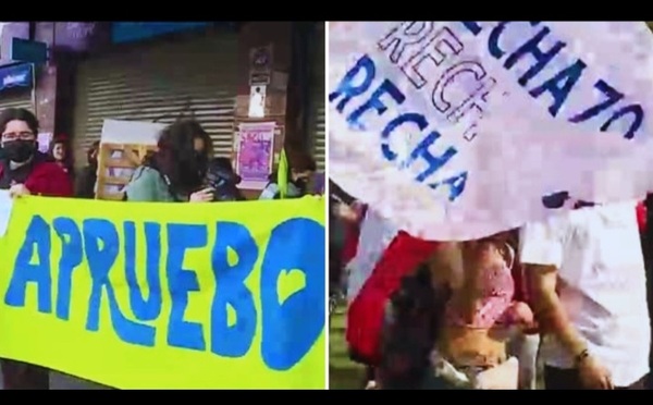 Partidarios y detractores de una nueva Constitución en Chile se enfrentaron en medio de una jornada de movilizaciones - ADN Digital