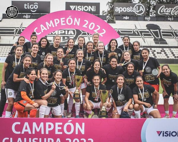Olimpia, bicampeón invicto en Fútbol Femenino - Fútbol - ABC Color