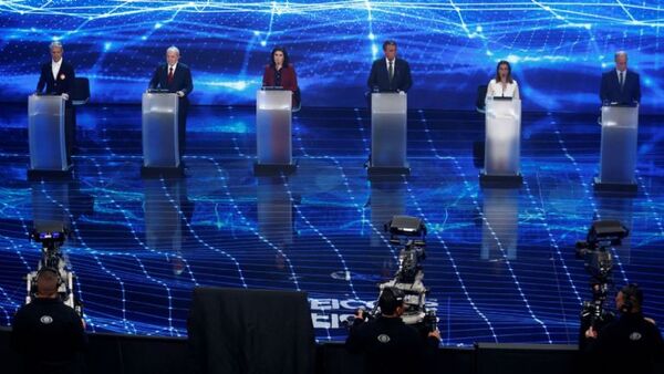 Lula y Bolsonaro se enfrentan por primera vez en un debate televisado