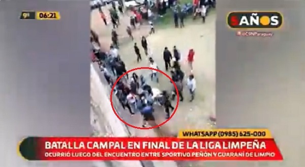 Reportan incidentes en la final de la Liga Limpeña