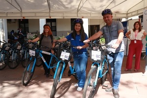 Profesionales de 20 USF de Limpio realizarán sus visitas en bicicleta