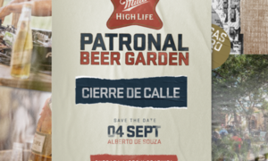 Miller High Life y Paru Familia presentan Patronal Beer Garden