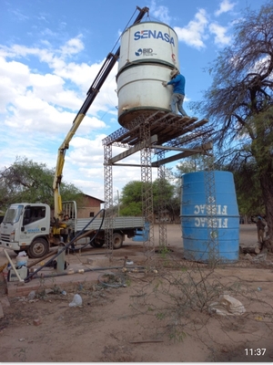 Senasa brindó asistencia integral para provisión de agua a dos comunidades indígenas del Chaco - .::Agencia IP::.