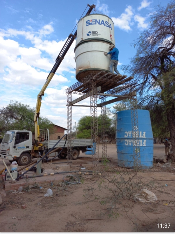 Senasa brindó asistencia integral para provisión de agua a dos comunidades indígenas del Chaco - .::Agencia IP::.
