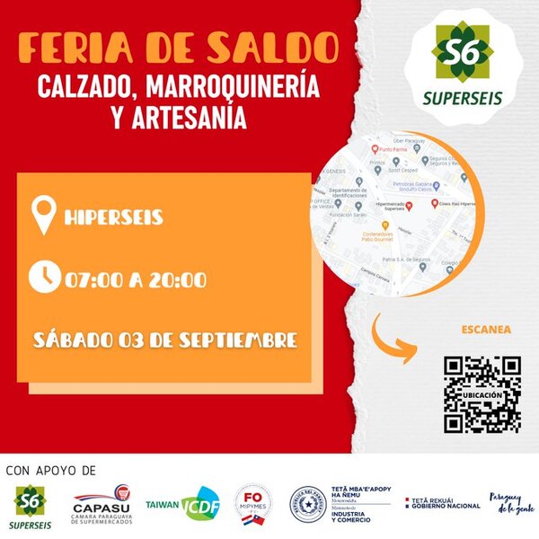 Invitan a una nueva feria de saldos de calzado, marroquinería y artesanía