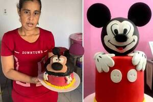 Crónica / Una torta de Mickey la llevó a empeorar hasta la muerte… Increíble historia de repostera