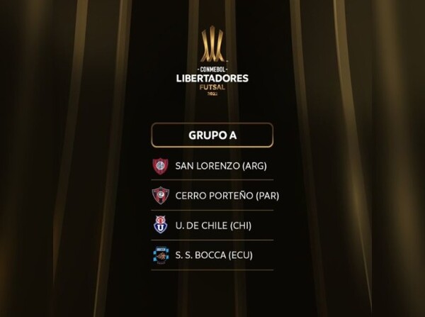 Cerro Porteño conoció a sus rivales en la CONMEBOL Libertadores Futsal - APF