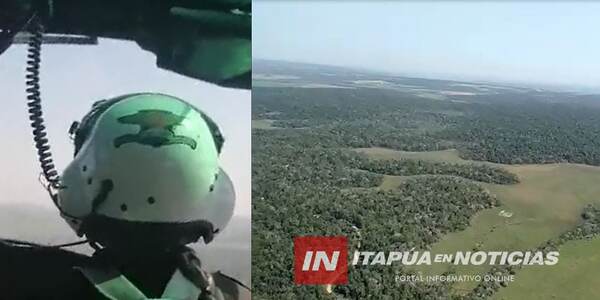 INTENSOS SOBREVUELOS EN SAN PEDRO DEL PARANÁ Y ALTO VERÁ.