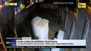 Roba cable de empresa telefónica - ABC Noticias - ABC Color