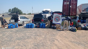 Central: Incautan 4.000 litros de combustibles ingresados de contrabando