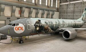 Avión temático de Harry Potter despega en Brasil