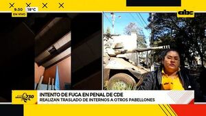 Intento de fuga en el penal de Ciudad Del Este - ABC Noticias - ABC Color