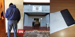 LOGRAN DETENCIÓN DE UN LADRÓN DE CELULAR QUE HUIA DE UN ATRACO