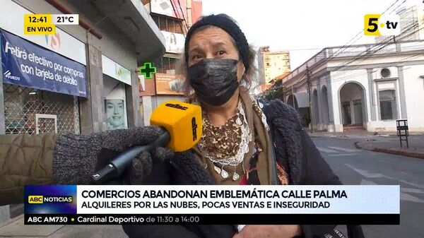 Comercios abandonan emblemática Calle Palma - ABC Noticias - ABC Color