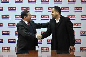 ANDE firma convenio con Municipalidad para mejorar el arbolado urbano - San Lorenzo Hoy