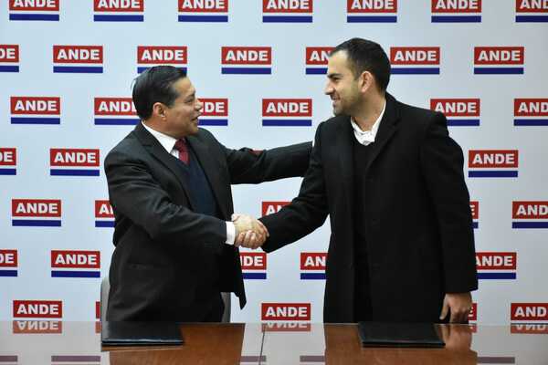 ANDE firma convenio con Municipalidad para mejorar el arbolado urbano - San Lorenzo Hoy