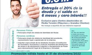 ANDE lanza “Promo 6.0” para que clientes salden deudas