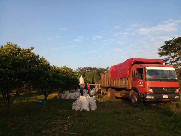 NARANJAS DE GRAL. DELGADO SE COMERCIALIZARON EN UNA INDUSTRIA CAPITALINA CON RESPALDO DE LA GOBERNACIÓN