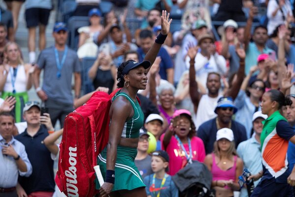 Venus Williams eliminada en la primera ronda del Abierto de Estados Unidos