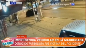 Reportan accidente de tránsito sufrido por el exjugador Julio César Enciso