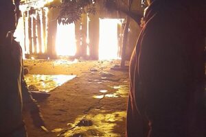 Incendio total de una vivienda de madera en CDE