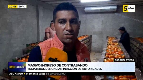 Tomateros denuncian masivo ingreso de contrabando - ABC Noticias - ABC Color