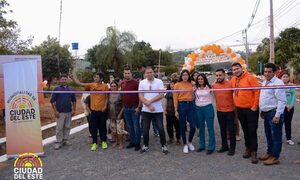 Municipalidad de CDE inauguró obras de empedrado en tres populosas comunidades – Diario TNPRESS