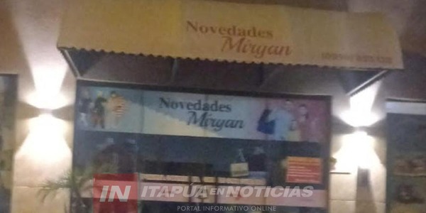 HURTARON DENTRO DE UN COMERCIO EN CAMBYRETÁ