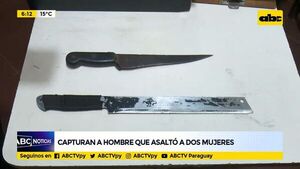 Capturan a hombre que asaltó a dos mujeres - ABC Noticias - ABC Color