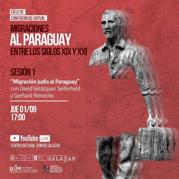 Arranca este jueves ciclo de conferencias "Migraciones al Paraguay entre los siglos XIX y XXI" - .::Agencia IP::.