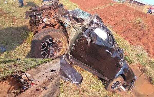 Terrible accidente de tránsito deja dos fallecidos en Caaguazú – Prensa 5
