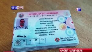 Denuncian registros falsos de conducir en Acahay | Noticias Paraguay