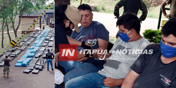 CONDENAN A 14 AÑOS DE CÁRCEL AL 3 DETENIDOS CON 10.000 KG DE DROGA
