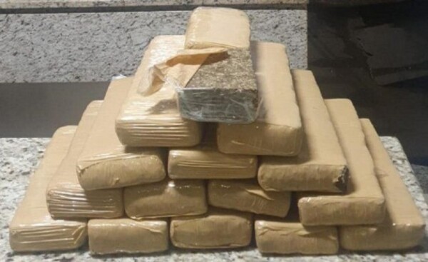 10 años de cárcel para sujeto que intentó pasar droga hacia el Brasil