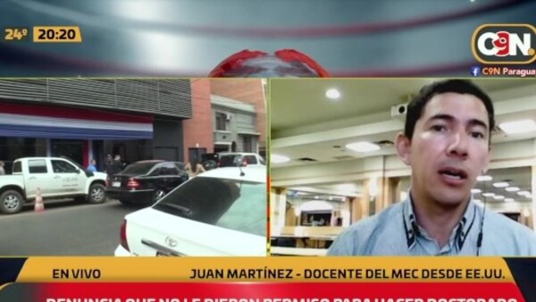 Denuncia que no le dieron permiso para hacer doctorado - C9N