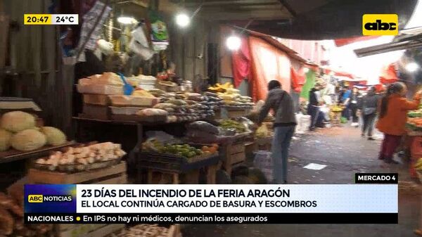 23 días del incendio de la feria Aragón - ABC Noticias - ABC Color
