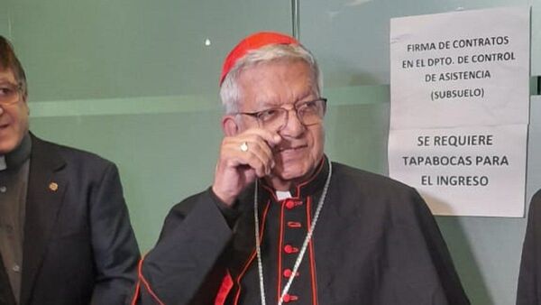 Las primeras palabras del cardenal Adalberto Martínez en Paraguay