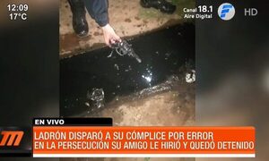 Insólito - Ladrón disparó a su cómplice por error - Paraguaype.com