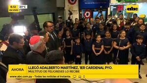 Adalberto Martínez, primer cardenal paraguayo, de vuelta en su tierra - ABC Noticias - ABC Color