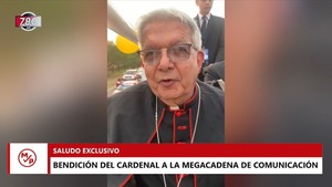 El saludo especial del cardenal Martínez a la Megacadena - Megacadena — Últimas Noticias de Paraguay