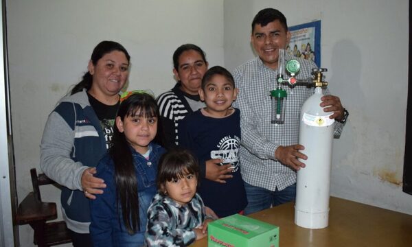 Necesitaba balón de oxígeno para seguir viviendo e intendente le donó