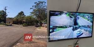  INSTALAN CÁMARAS DE SEGURIDAD  EN SAN JUAN DEL PARANÁ.