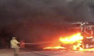 Infierno a bordo: Se incendió un colectivo - SNT
