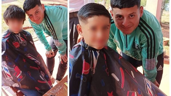 Regalaron "cambio de look" a alumnos de una escuela