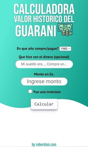 Calculadora histórica del guaraní: ¿querés saber cuánto costaría hoy algo que compraste en 1980? - Ciencia - ABC Color